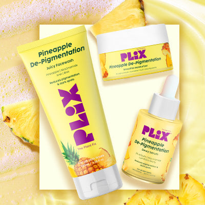 Pineapple De-Pigmentation Face Wash, Serum & Moisturizer Combo