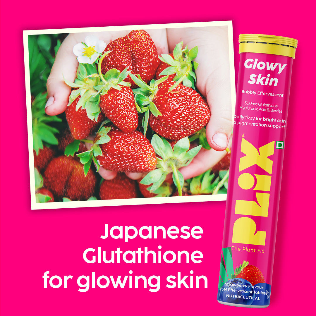 Glowy Skin Effervescent with 500mg Glutathione Singa