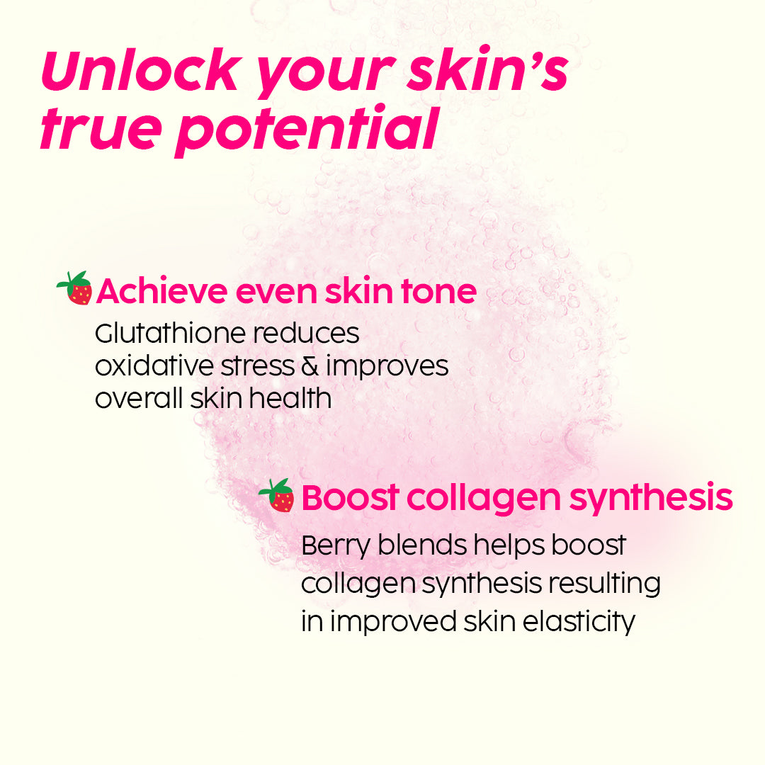 Glowy Skin Effervescent with 500mg Glutathione Singa