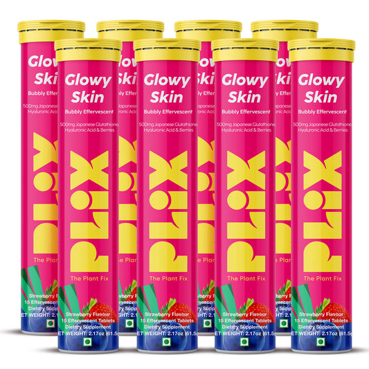  Glowy Skin Effervescent with 500mg Glutathione 6 Pack singa 