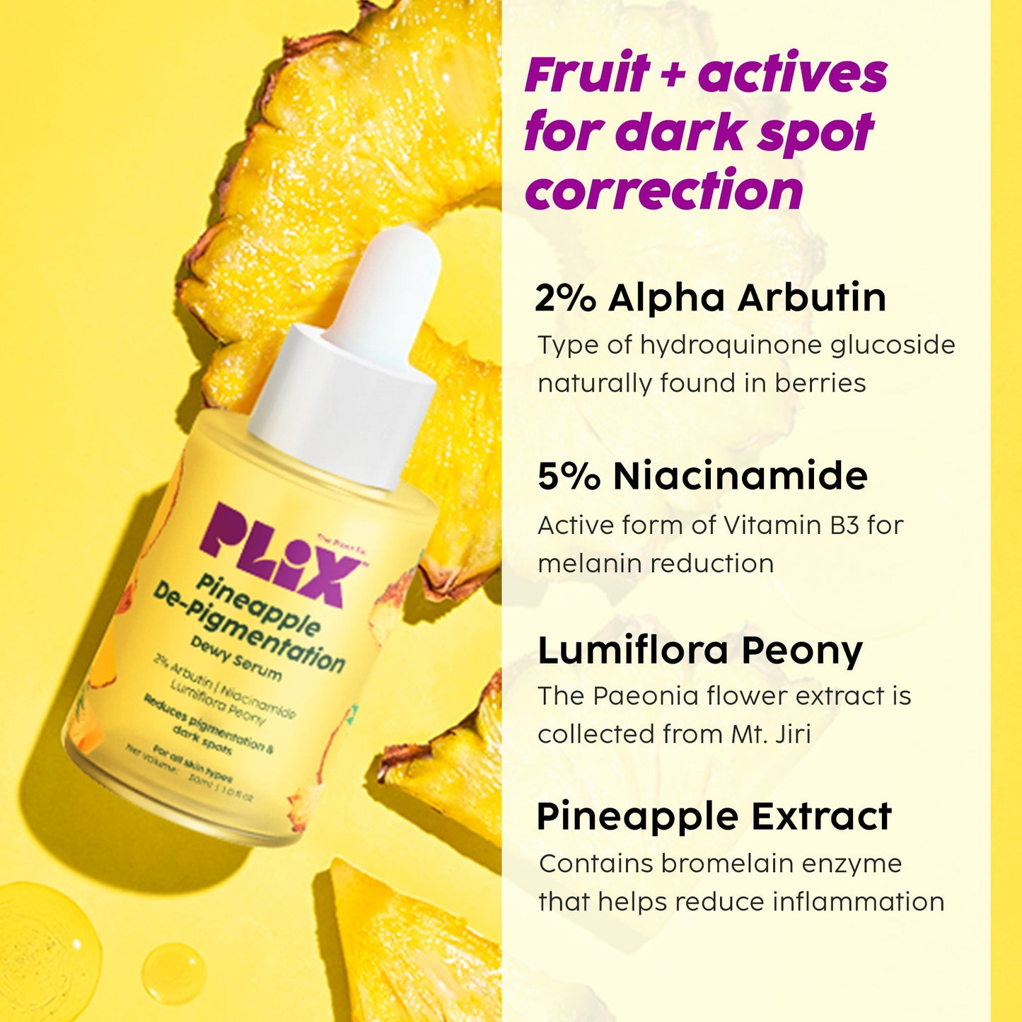 Pineapple De-Pigmentation Face Wash and Serum Combo-Combo