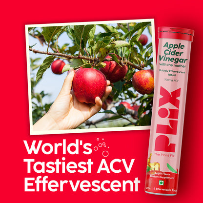 Apple Cider Vinegar Effervescent with 500mg ACV 12 Pack