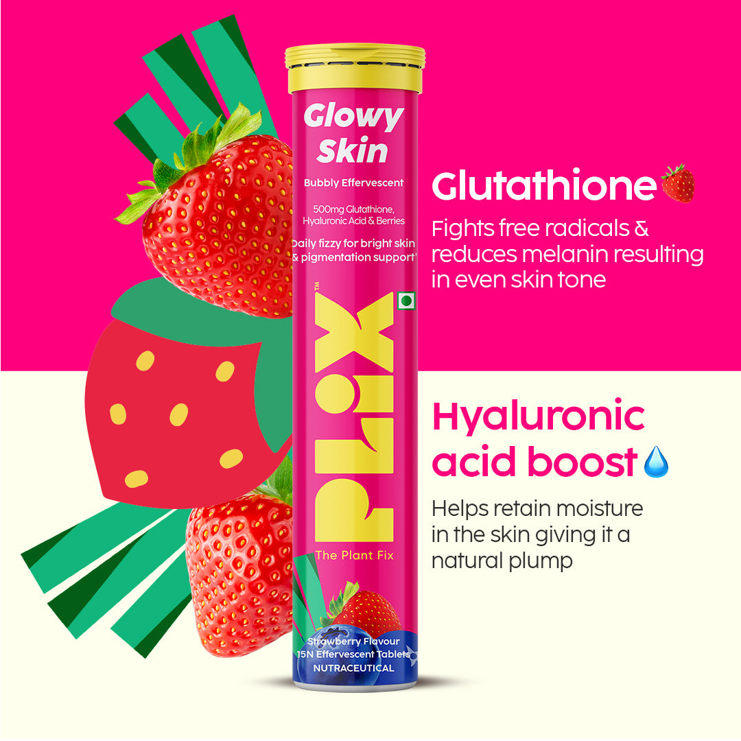 Glowy Skin Effervescent with 500mg Glutathione Singa