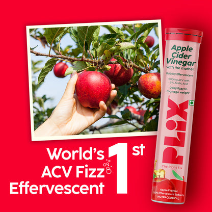 Apple Cider Vinegar Effervescent with 500mg ACV