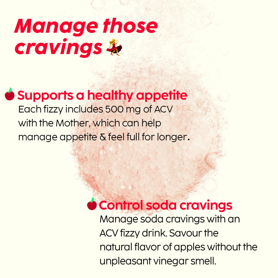 Apple Cider Vinegar Effervescent with 500mg ACV 12 Pack