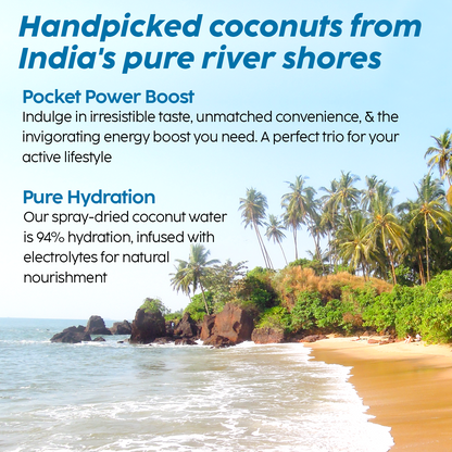 Tender Coconut Water Premix Powder for Energy & Hydration singa